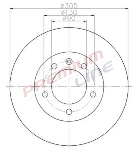 T24_COPPIA DISCHI FRENO DIAM 305 PIENO