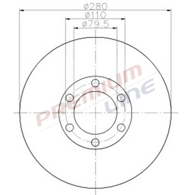 T24_COPPIA DISCHI FRENO DIAM 280 VENTILATO