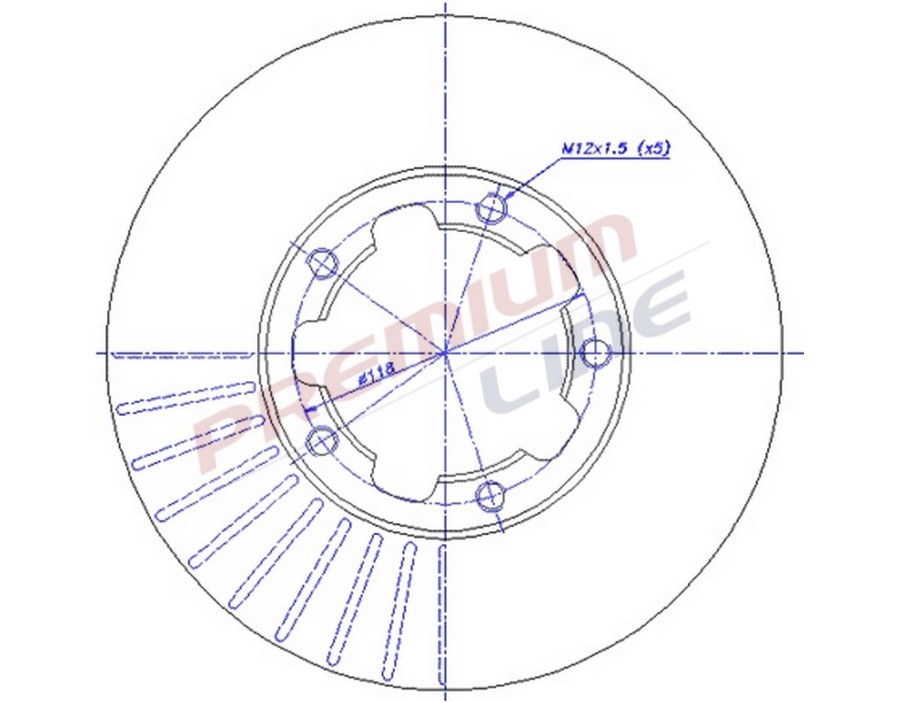 T24_COPPIA DISCHI FRENO DIAM 263 VENTILATO OE 61002950