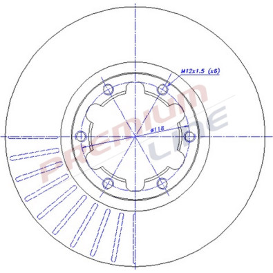 T24_COPPIA DISCHI FRENO DIAM 282 VENTILATO OE 402069X401