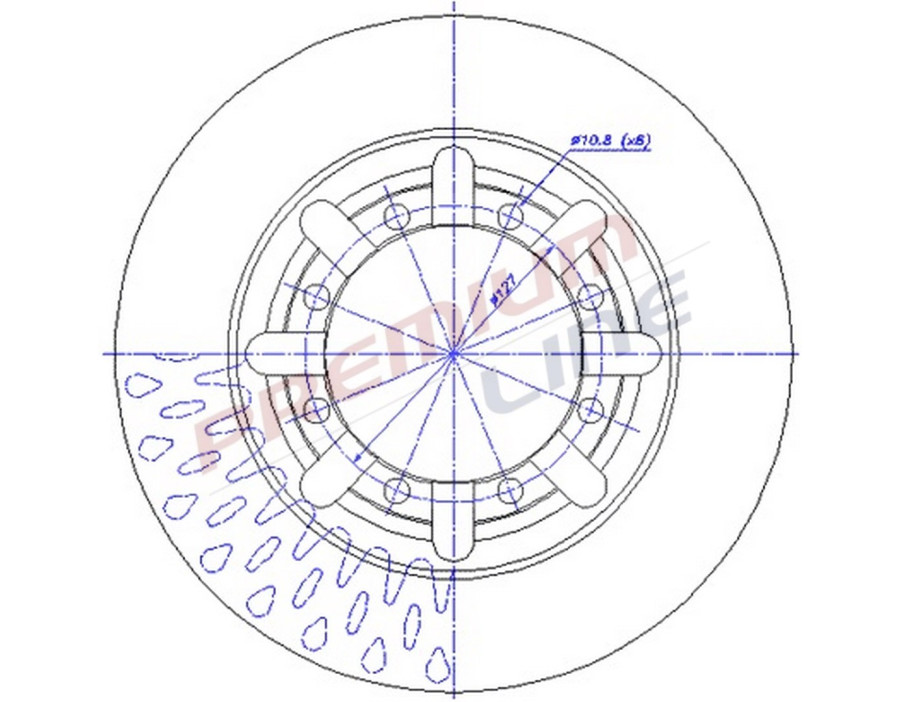 T24_COPPIA DISCHI FRENO DIAM 290 VENTILATO OE 43206MA50A