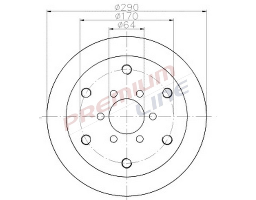 T24_COPPIA DISCHI FRENO DIAM 290 PIENO OE 42546401
