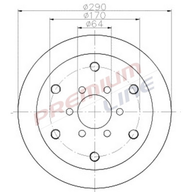 T24_COPPIA DISCHI FRENO DIAM 290 PIENO OE 42546401