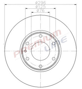 T24_COPPIA DISCHI FRENO DIAM 296 PIENO OE 2996027