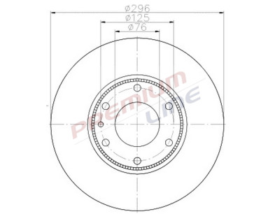 T24_COPPIA DISCHI FRENO DIAM 296 PIENO OE 2996028