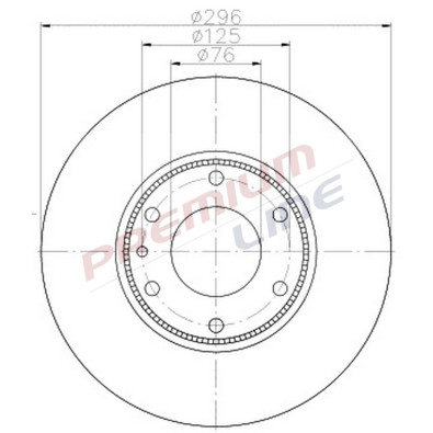 T24_COPPIA DISCHI FRENO DIAM 296 PIENO OE 2996028