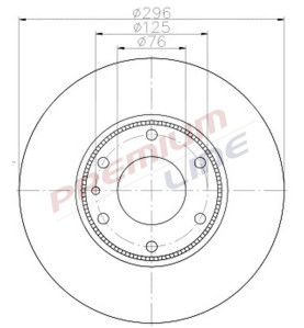 T24_COPPIA DISCHI FRENO DIAM 296 PIENO OE 2996028