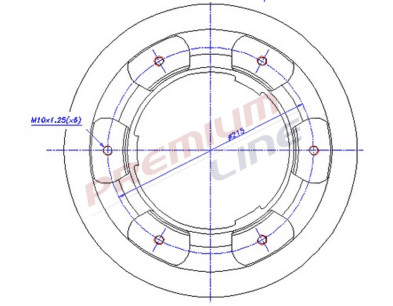 T24_COPPIA DISCHI FRENO DIAM 305/5 VENTILATO OE 2996049