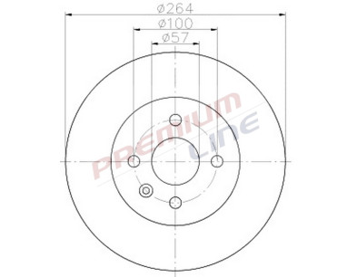T24_COPPIA DISCHI FRENO DIAM 264 PIENO