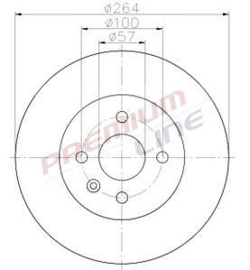 T24_COPPIA DISCHI FRENO DIAM 264 PIENO