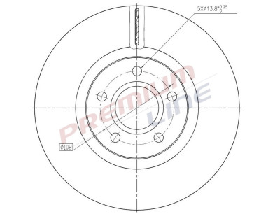 T24_COPPIA DISCHI FRENO DIAM 300 VENTILATO