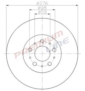 T24_COPPIA DISCHI FRENO DIAM 276 PIENO