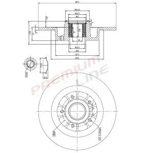 T24_COPPIA DISCHI FRENO DIAM 274 PIENO