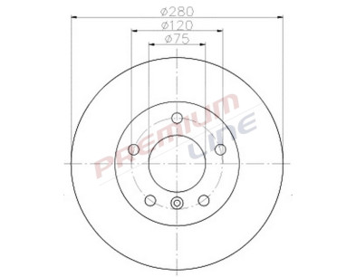 T24_COPPIA DISCHI FRENO DIAM 280 PIENO
