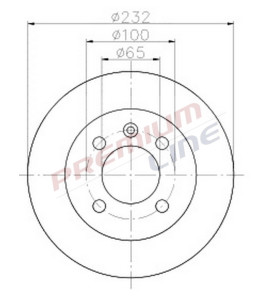 T24_COPPIA DISCHI FRENO DIAM 232 PIENO