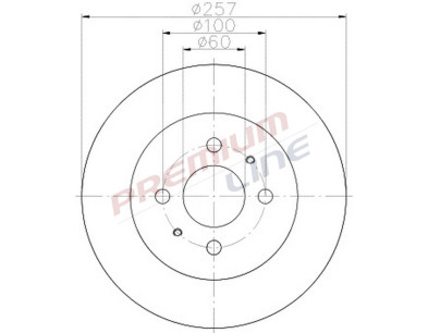 T24_COPPIA DISCHI FRENO DIAM 257 VENTILATO