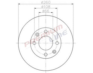T24_COPPIA DISCHI FRENO DIAM 260 VENTILATO