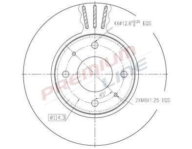 T24_COPPIA DISCHI FRENO DIAM 281 VENTILATO
