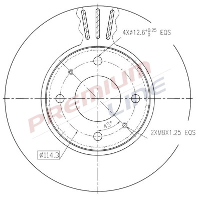 T24_COPPIA DISCHI FRENO DIAM 281 VENTILATO