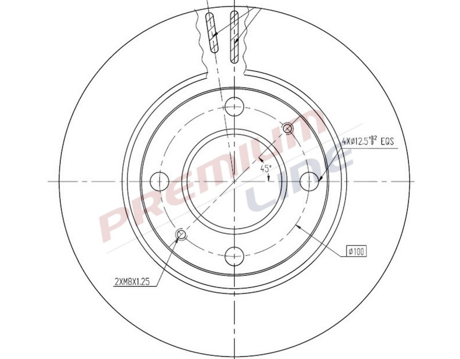 T24_COPPIA DISCHI FRENO DIAM 234 VENTILATO