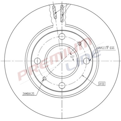 T24_COPPIA DISCHI FRENO DIAM 234 VENTILATO