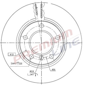 T24_COPPIA DISCHI FRENO DIAM 284 VENTILATO