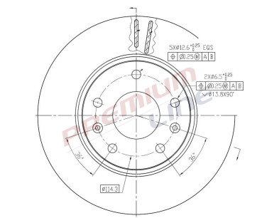 T24_COPPIA DISCHI FRENO DIAM 277 VENTILATO