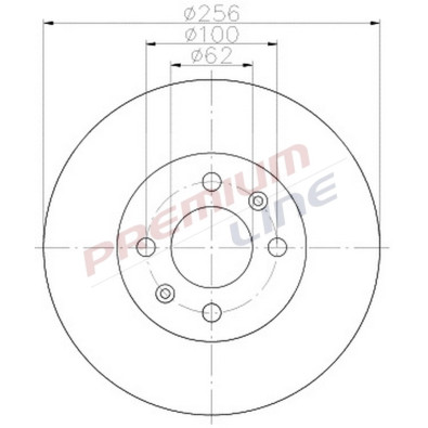 T24_COPPIA DISCHI FRENO DIAM 256 VENTILATO