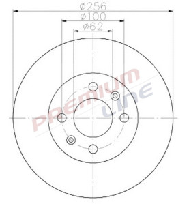 T24_COPPIA DISCHI FRENO DIAM 256 VENTILATO