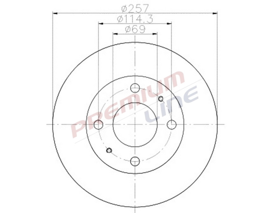 T24_COPPIA DISCHI FRENO DIAM 257 VENTILATO