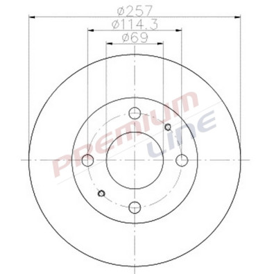 T24_COPPIA DISCHI FRENO DIAM 257 VENTILATO