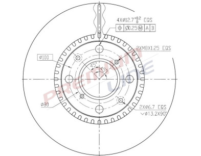 T24_COPPIA DISCHI FRENO DIAM 252 VENTILATO