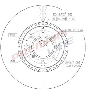 T24_COPPIA DISCHI FRENO DIAM 252 VENTILATO