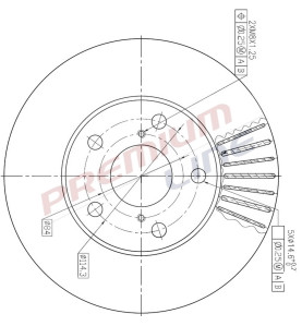 T24_COPPIA DISCHI FRENO DIAM 275 VENTILATO