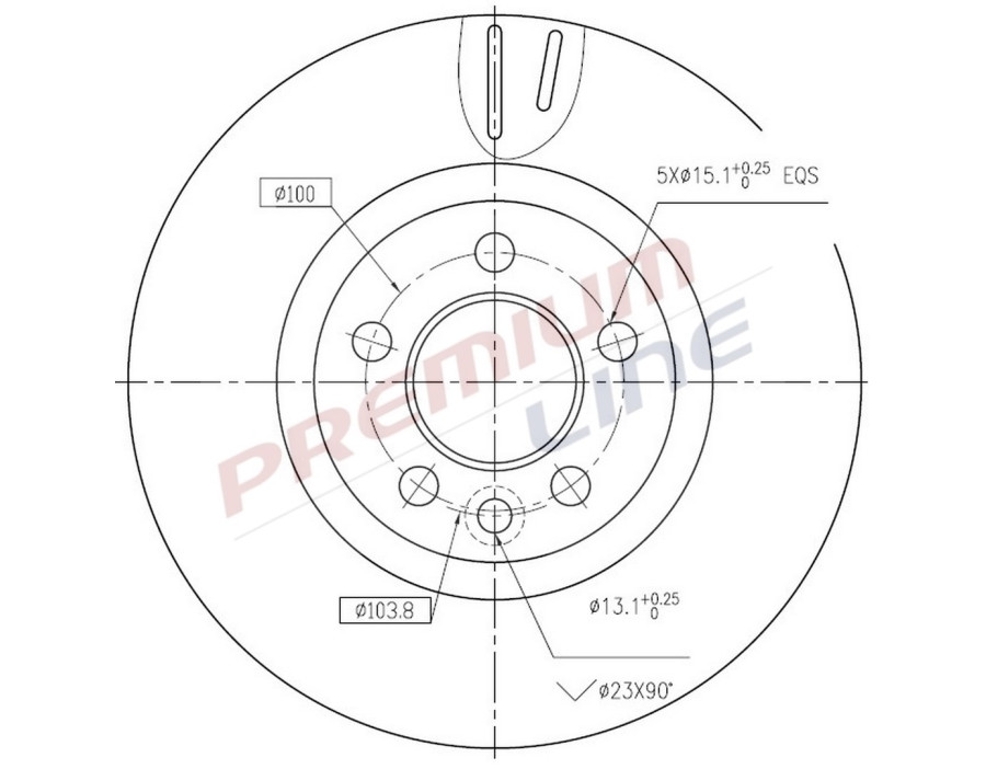 T24_COPPIA DISCHI FRENO DIAM 284 VENTILATO