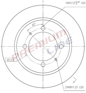 T24_COPPIA DISCHI FRENO DIAM 260 PIENO
