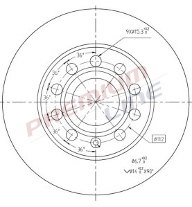T24_COPPIA DISCHI FRENO DIAM 256 PIENO