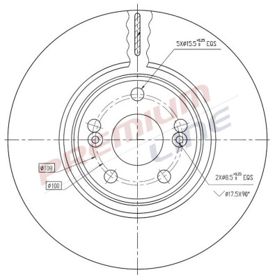 T24_COPPIA DISCHI FRENO DIAM  308 VENTILATO