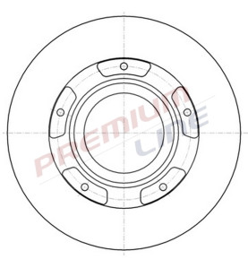 T24_COPPIA DISCHI FRENO DIAM  280 PIENO