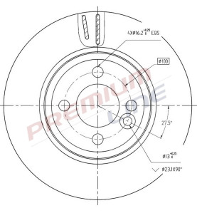 T24_COPPIA DISCHI FRENO DIAM  280 VENTILATO