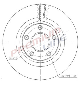 T24_COPPIA DISCHI FRENO DIAM  296 VENTILATO