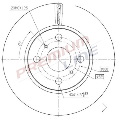 T24_COPPIA DISCHI FRENO DIAM  255 VENTILATO