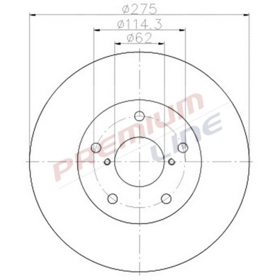 T24_COPPIA DISCHI FRENO DIAM  275 VENTILATO