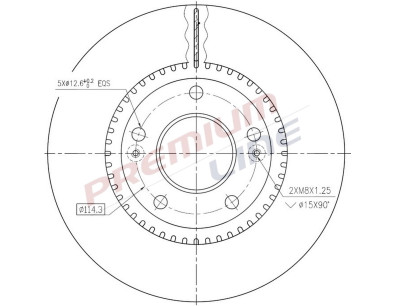 T24_COPPIA DISCHI FRENO DIAM  280 VENTILATO