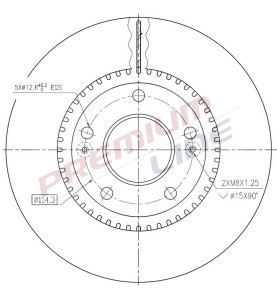 T24_COPPIA DISCHI FRENO DIAM  280 VENTILATO