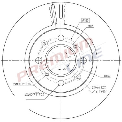 T24_COPPIA DISCHI FRENO DIAM  258 VENTILATO