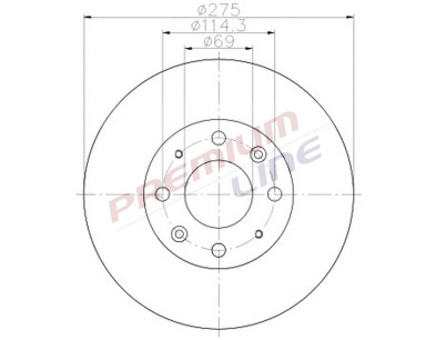 T24_COPPIA DISCHI FRENO DIAM  275 VENTILATO
