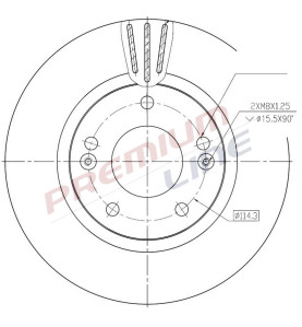 T24_COPPIA DISCHI FRENO DIAM  276 VENTILATO
