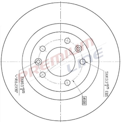 T24_COPPIA DISCHI FRENO DIAM 290 PIENO