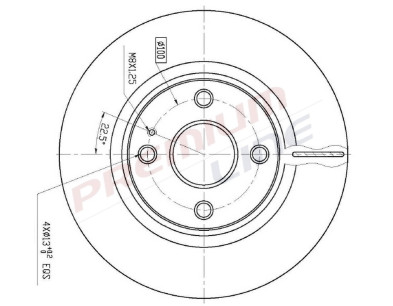 T24_COPPIA DISCHI FRENO DIAM  258 VENTILATO